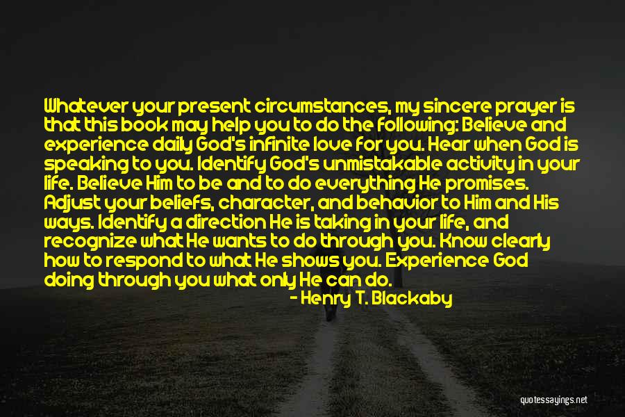 Following God Quotes By Henry T. Blackaby