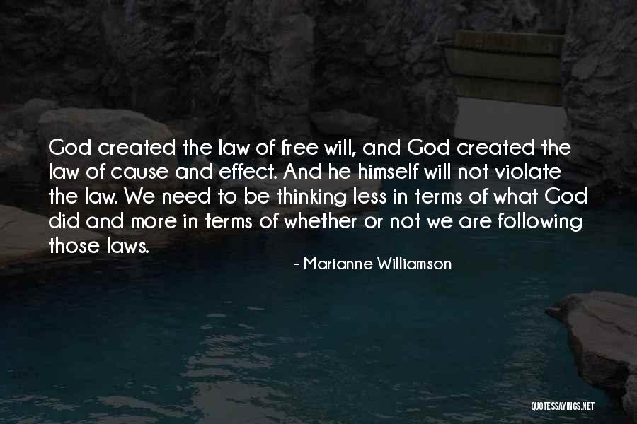 Following God Quotes By Marianne Williamson