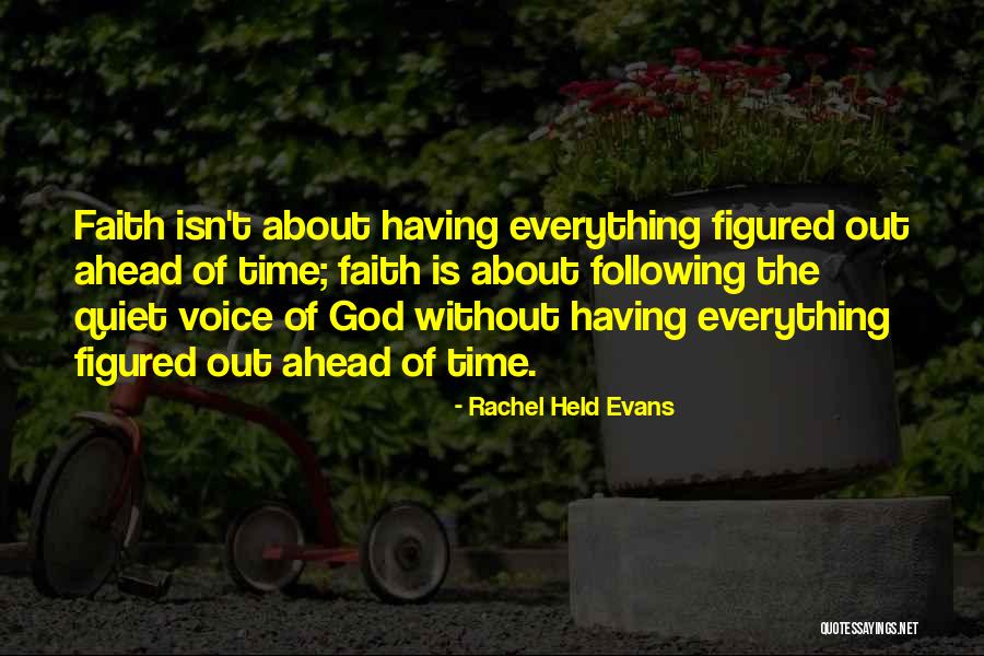 Following God Quotes By Rachel Held Evans