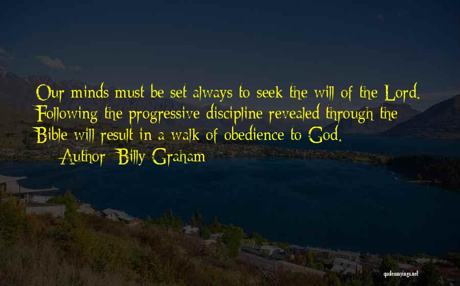 Following God's Will Quotes By Billy Graham