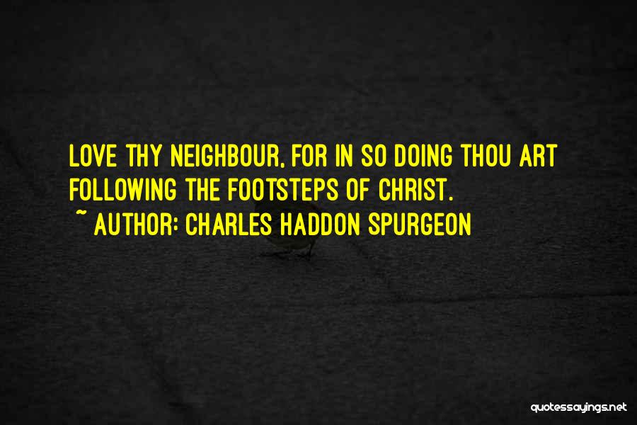 Following In Footsteps Quotes By Charles Haddon Spurgeon