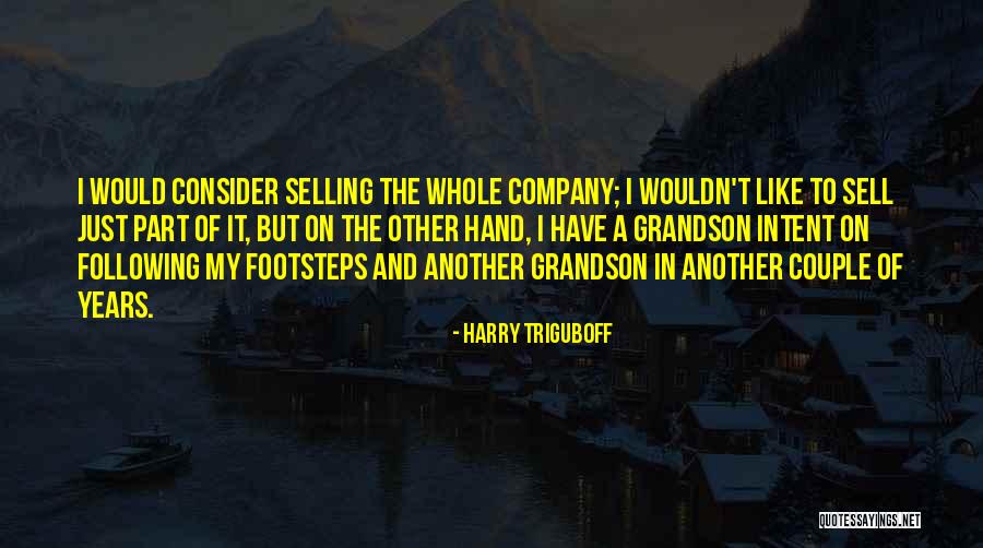 Following In Footsteps Quotes By Harry Triguboff