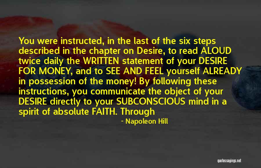 Following Instructions Quotes By Napoleon Hill Following Instructions Quotes By Napoleon Hill