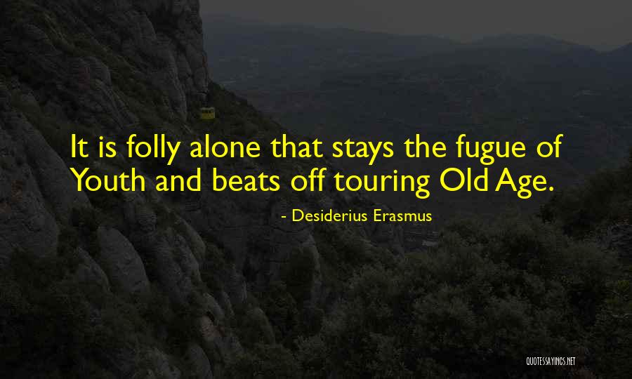 Folly Of Youth Quotes By Desiderius Erasmus