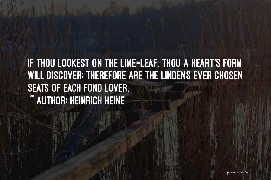 Fond Heart Quotes By Heinrich Heine