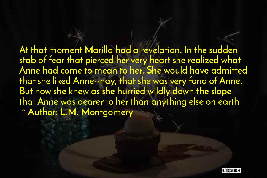 Fond Heart Quotes By L.M. Montgomery