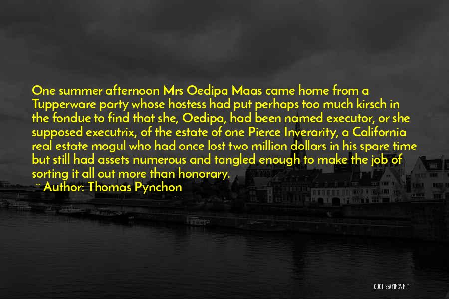 Fondue Quotes By Thomas Pynchon