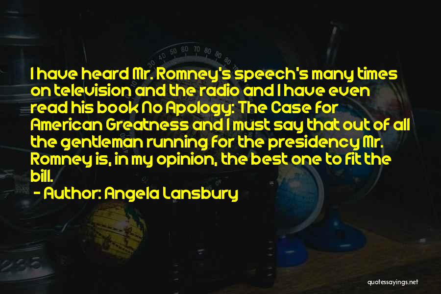 Fonnesbeck The Wrestler Quotes By Angela Lansbury