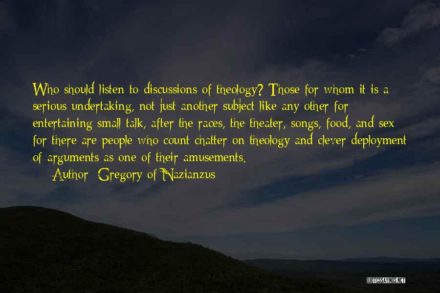 Food And Entertaining Quotes By Gregory Of Nazianzus