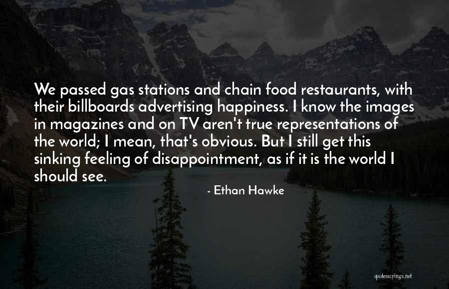 Food And Happiness Quotes By Ethan Hawke