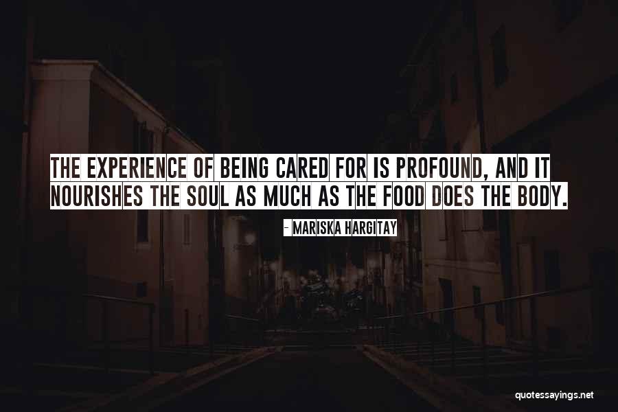 Food And Soul Quotes By Mariska Hargitay Food And Soul Quotes By Mariska Hargitay