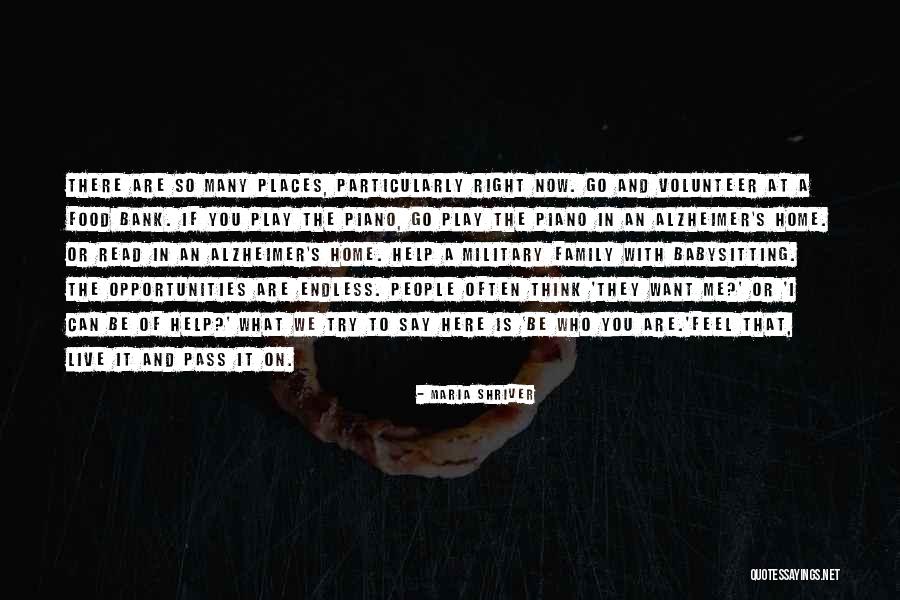 Food Bank Quotes By Maria Shriver Food Bank Quotes By Maria Shriver