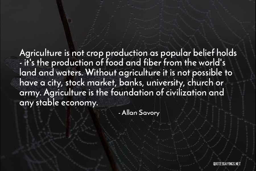 Food Banks Quotes By Allan Savory