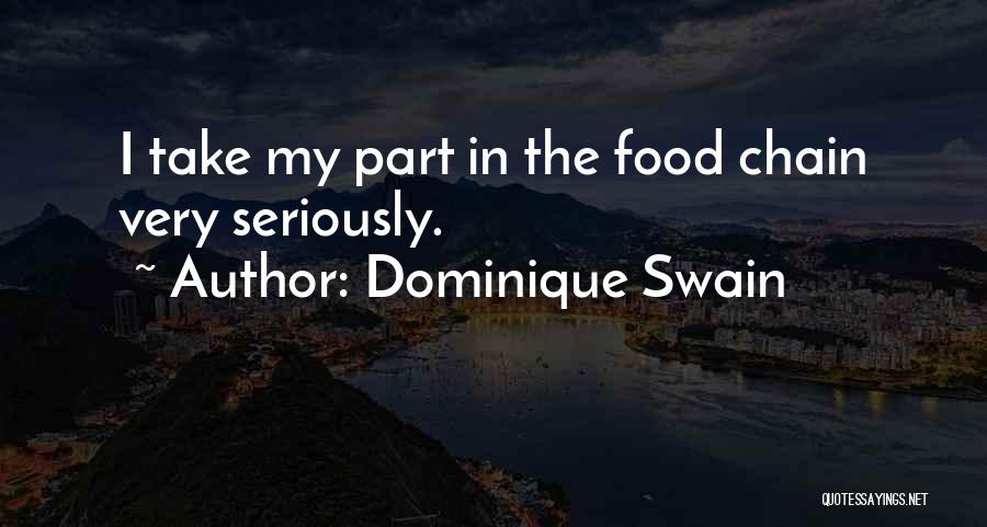 Food Chain Quotes By Dominique Swain