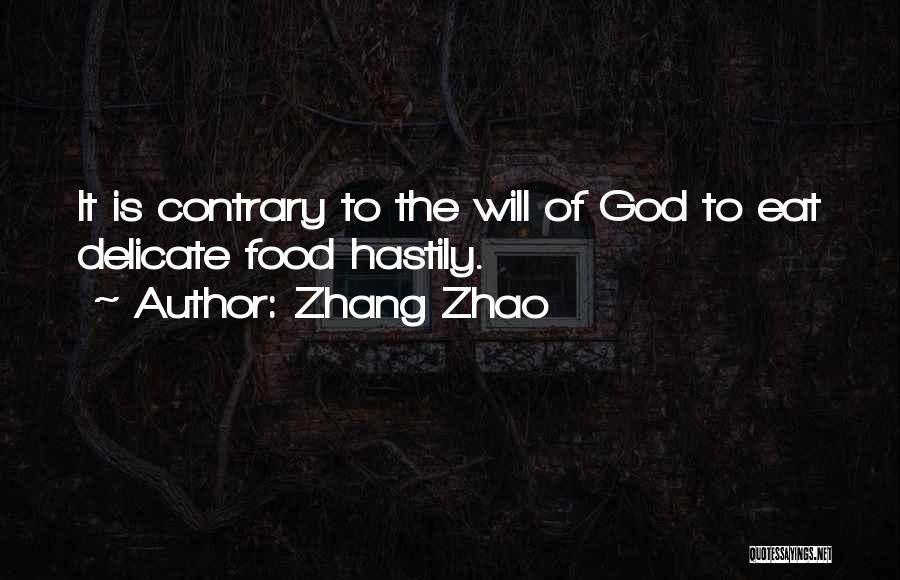 Food Culinary Quotes By Zhang Zhao