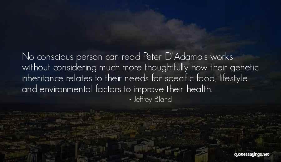 Food D Quotes By Jeffrey Bland