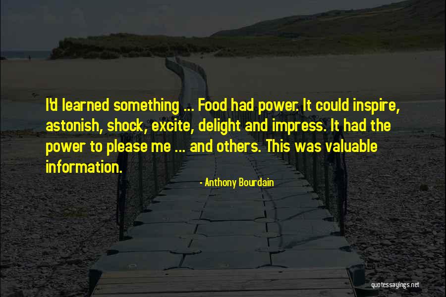 Food Delight Quotes By Anthony Bourdain