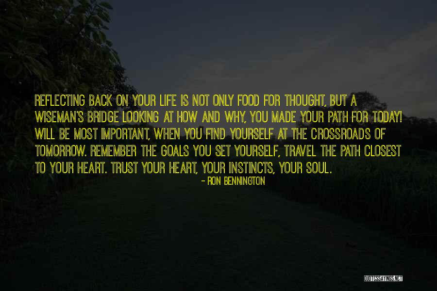 Food For Thought Inspirational Quotes By Ron Bennington Food For Thought Inspirational Quotes By Ron Bennington