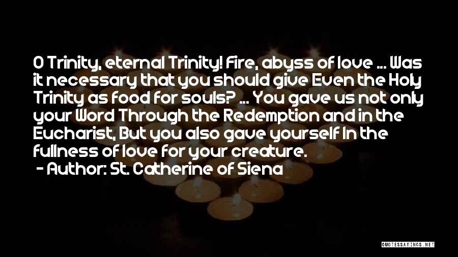 Food For Your Soul Quotes By St. Catherine Of Siena