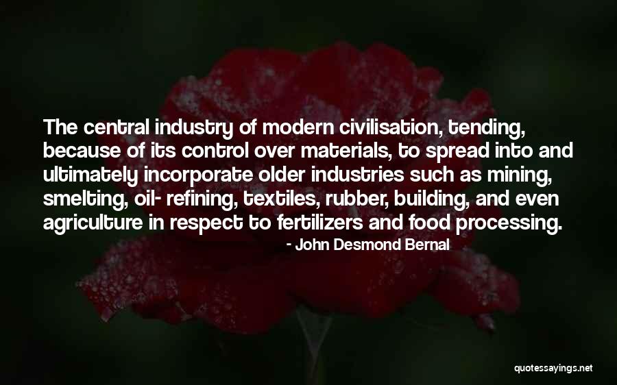 Food Industry Quotes By John Desmond Bernal