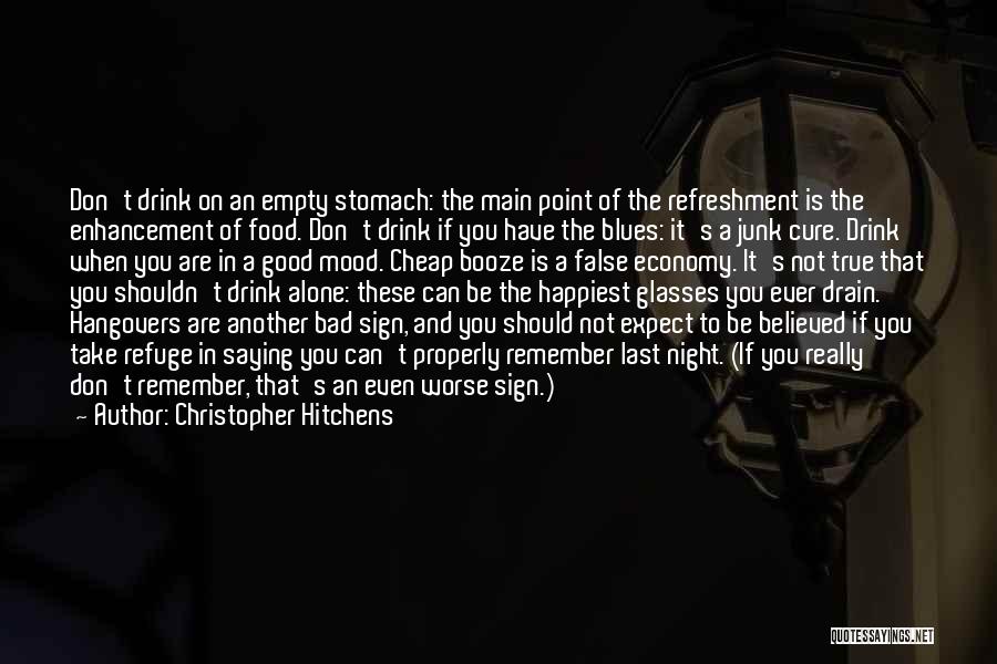 Food Is Bad Quotes By Christopher Hitchens