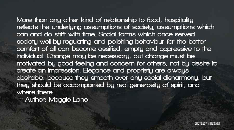 Food Is Comfort Quotes By Maggie Lane