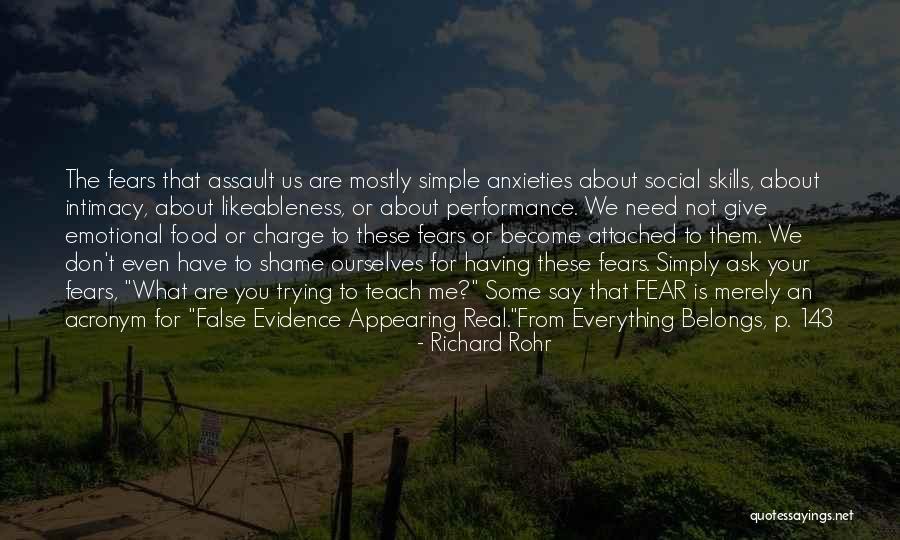 Food Is Everything Quotes By Richard Rohr