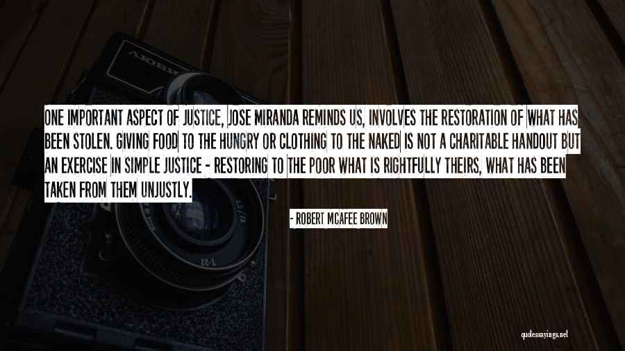 Food Justice Quotes By Robert McAfee Brown Food Justice Quotes By Robert McAfee Brown
