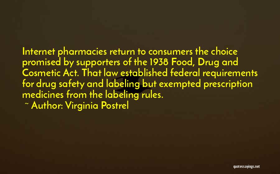 Food Labeling Quotes By Virginia Postrel