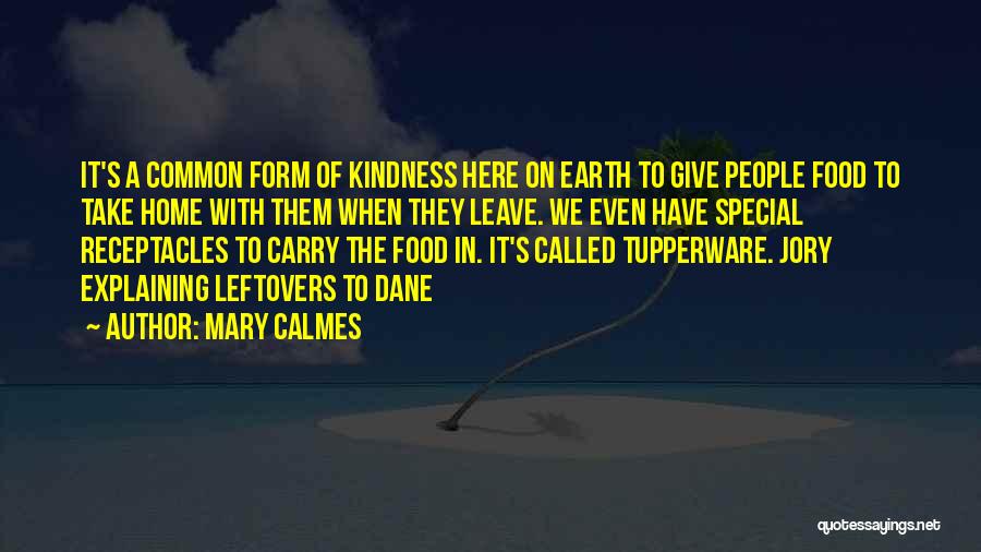 Food Leftovers Quotes By Mary Calmes