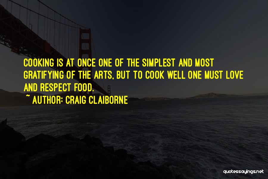 Food Love Cooking Quotes By Craig Claiborne