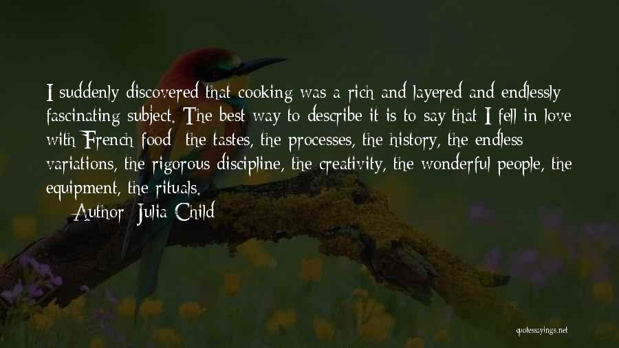 Food Love Cooking Quotes By Julia Child