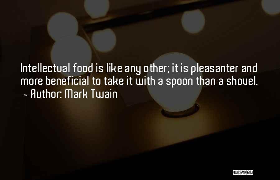 Food Mark Twain Quotes By Mark Twain