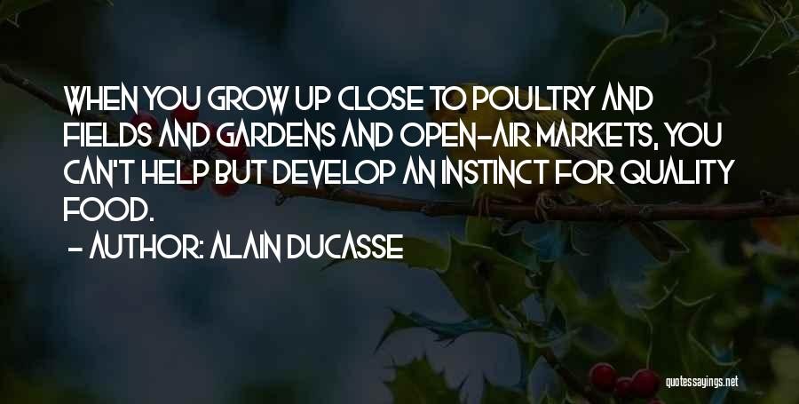 Food Markets Quotes By Alain Ducasse