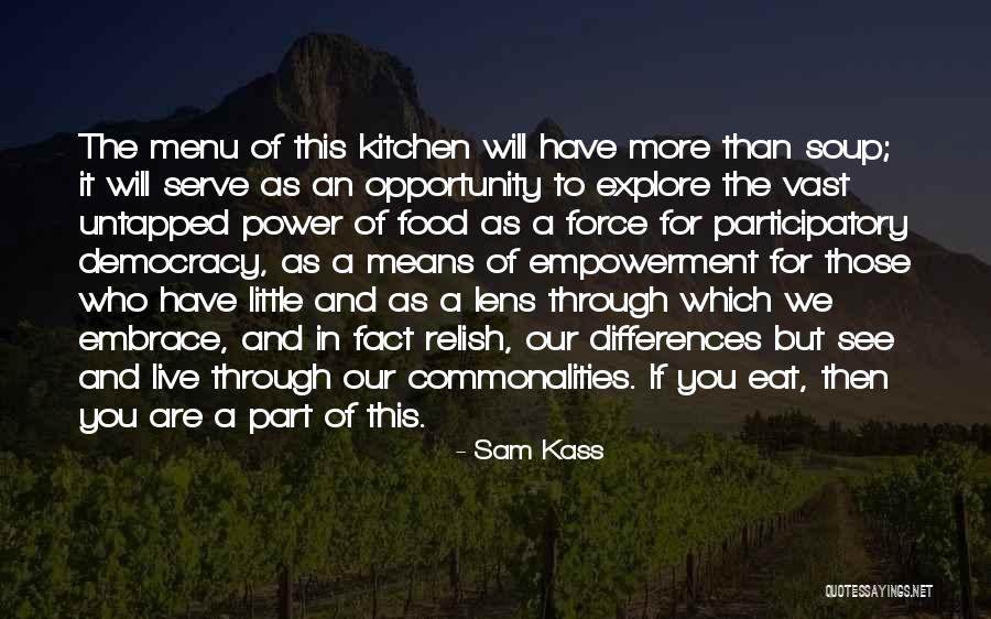 Food Menu Quotes By Sam Kass Food Menu Quotes By Sam Kass