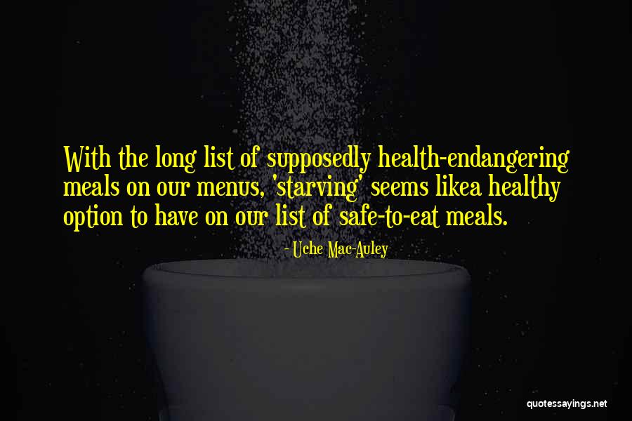 Food Menus Quotes By Uche Mac-Auley Food Menus Quotes By Uche Mac-Auley