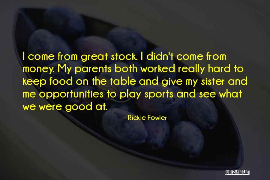 Food On My Table Quotes By Rickie Fowler Food On My Table Quotes By Rickie Fowler