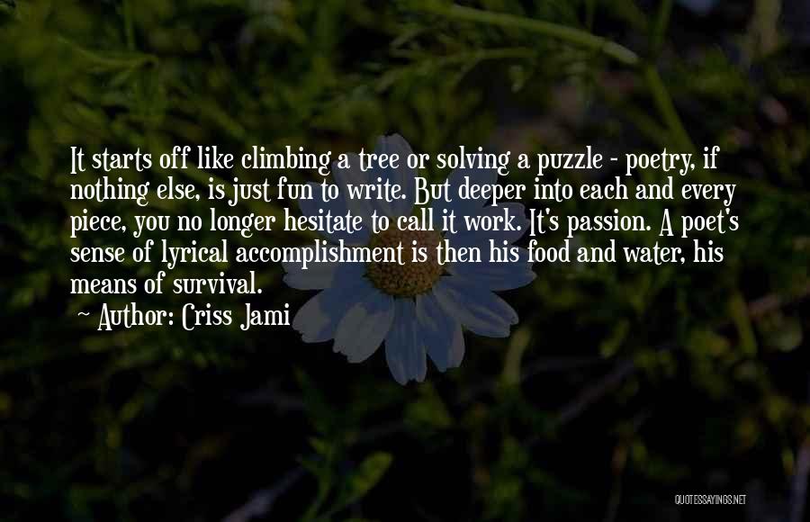 Food Passion Quotes By Criss Jami