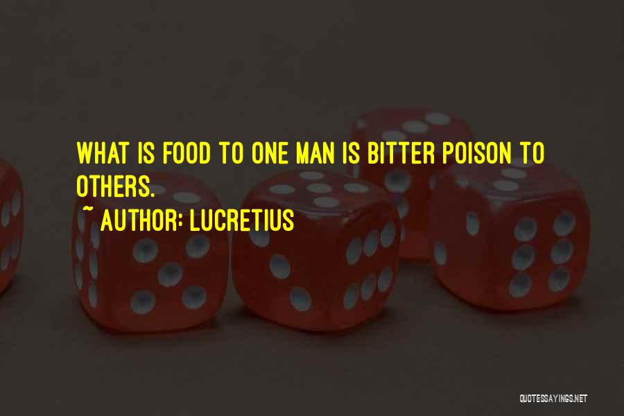 Food Poison Quotes By Lucretius