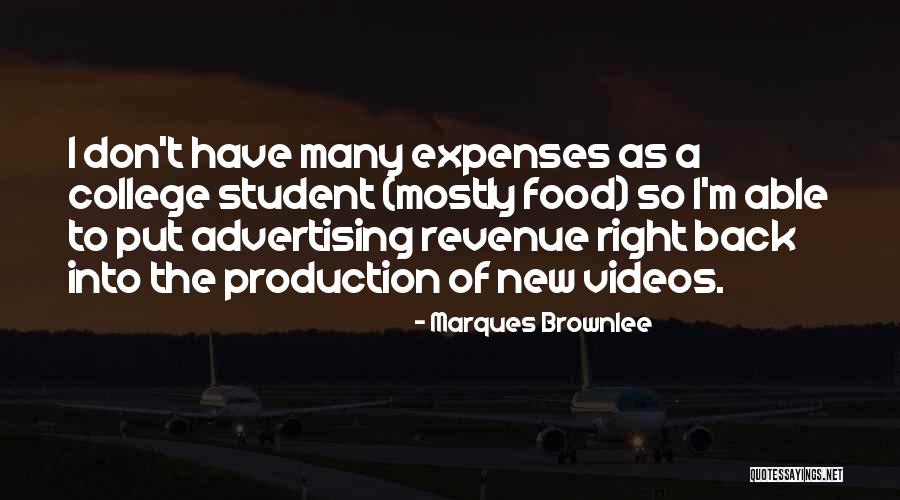 Food Production Quotes By Marques Brownlee