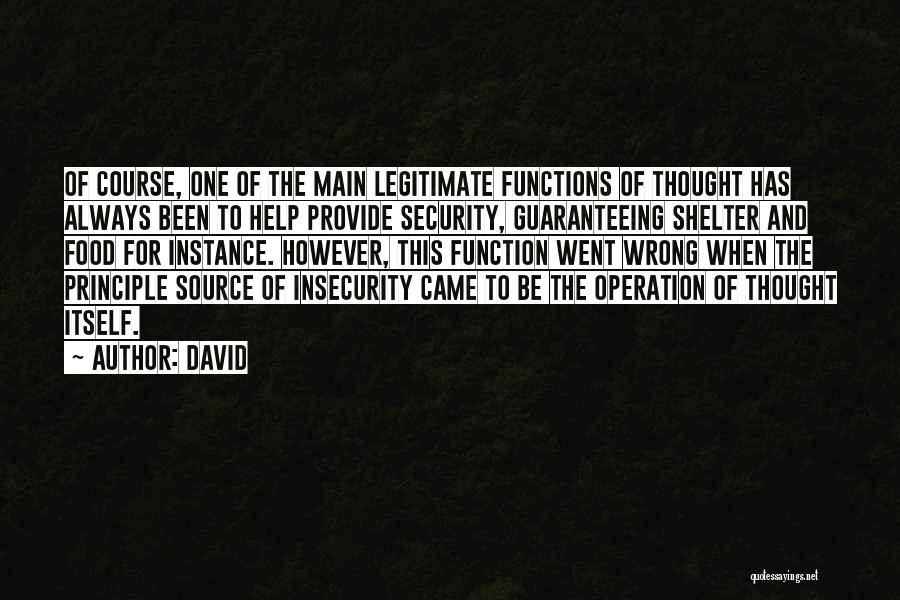 Food Security Quotes By David