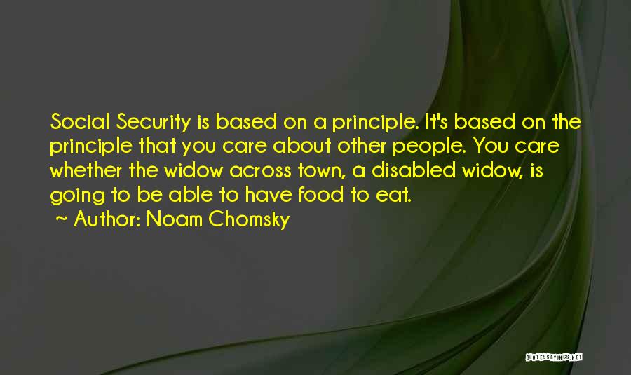 Food Security Quotes By Noam Chomsky