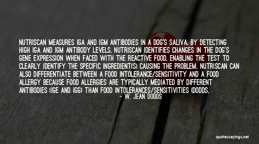 Food Sensitivities Quotes By W. Jean Dodds Food Sensitivities Quotes By W. Jean Dodds