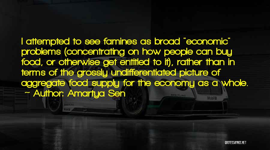 Food Supply Quotes By Amartya Sen