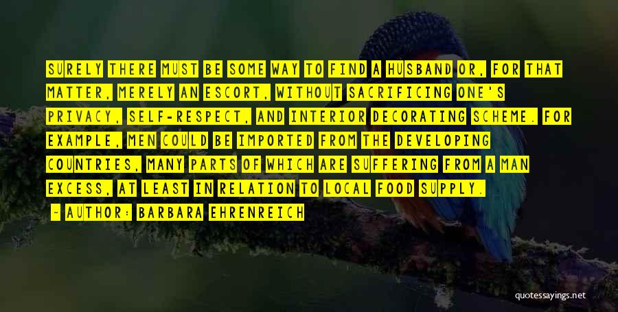 Food Supply Quotes By Barbara Ehrenreich