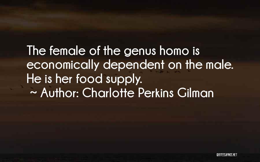 Food Supply Quotes By Charlotte Perkins Gilman