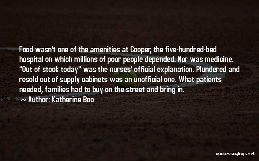 Food Supply Quotes By Katherine Boo