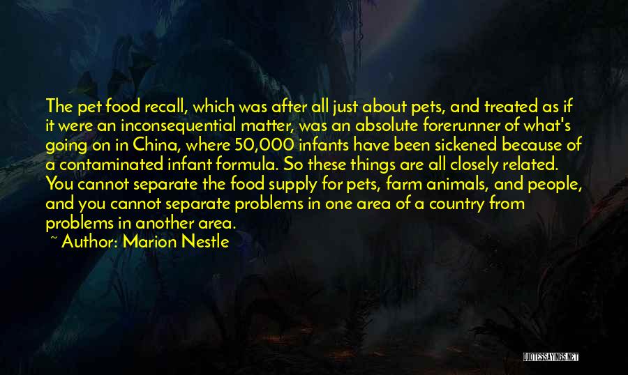 Food Supply Quotes By Marion Nestle