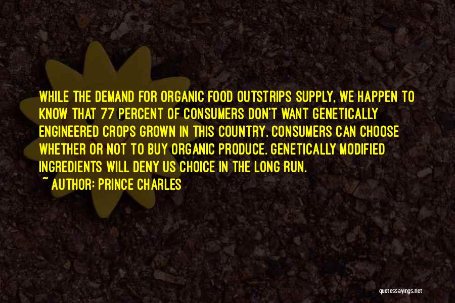 Food Supply Quotes By Prince Charles