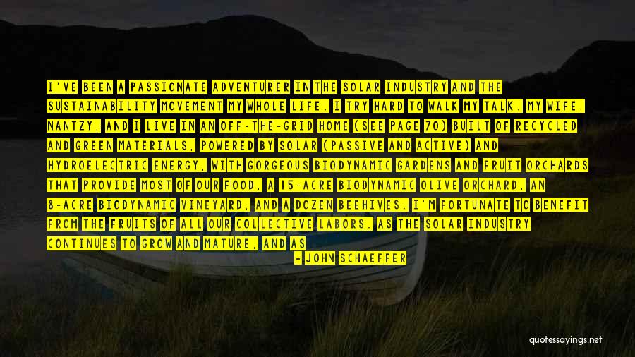 Food Sustainability Quotes By John Schaeffer Food Sustainability Quotes By John Schaeffer
